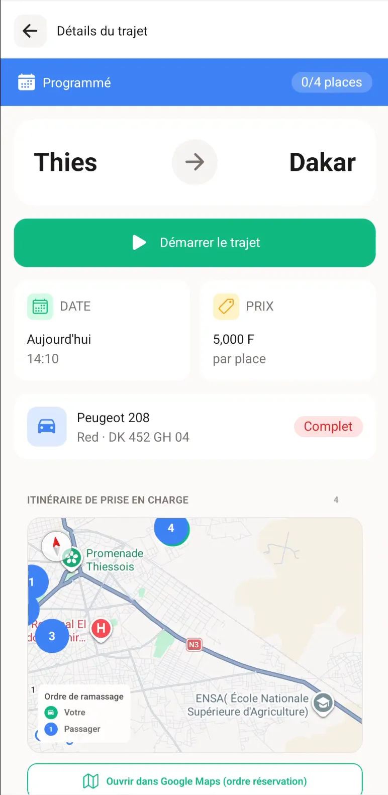 Trip Details